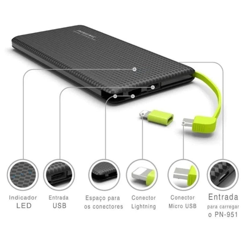 Carregador Portátil Celular 10000mAh - Chique & Barato