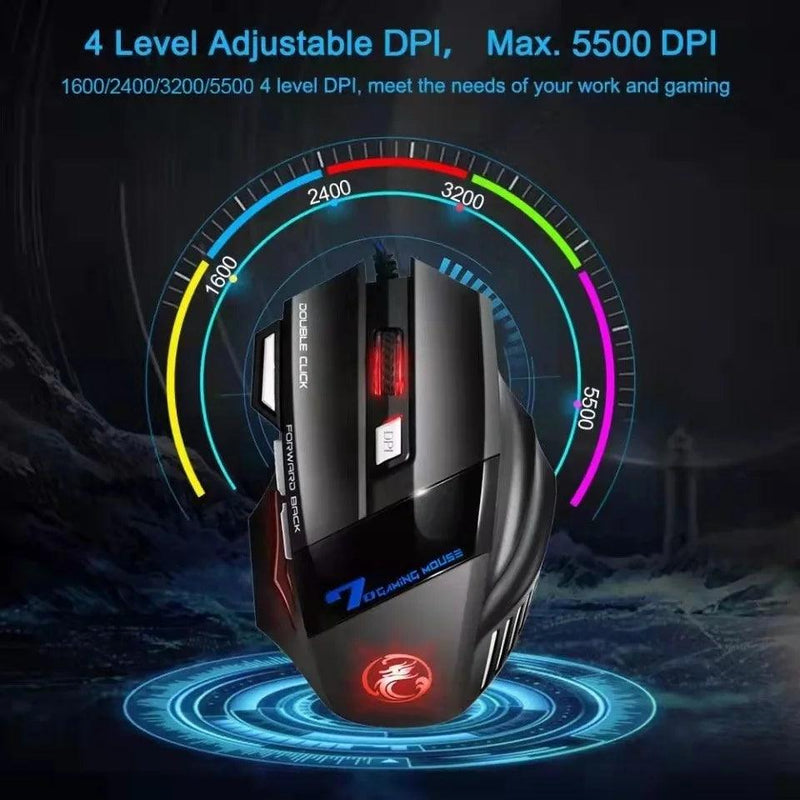 Mouse Gamer 2400DPI - Chique & Barato