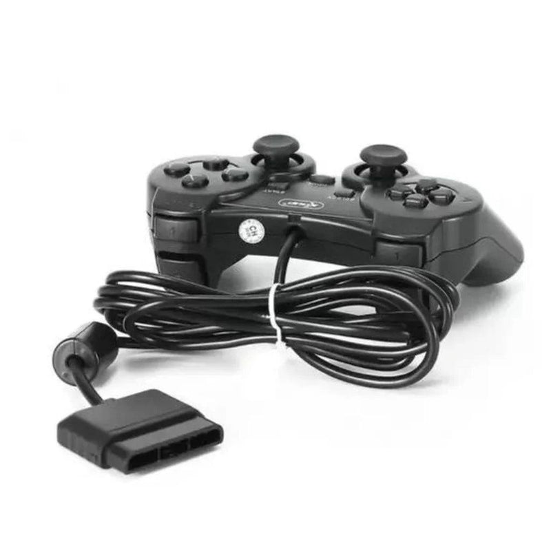 Controle para  PS2 Com Fio - Chique & Barato