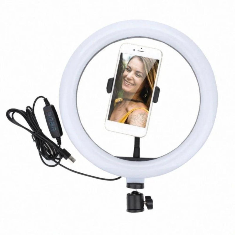 Anel Ring Light LED 32cm (13") Sem Tripé - Chique & Barato