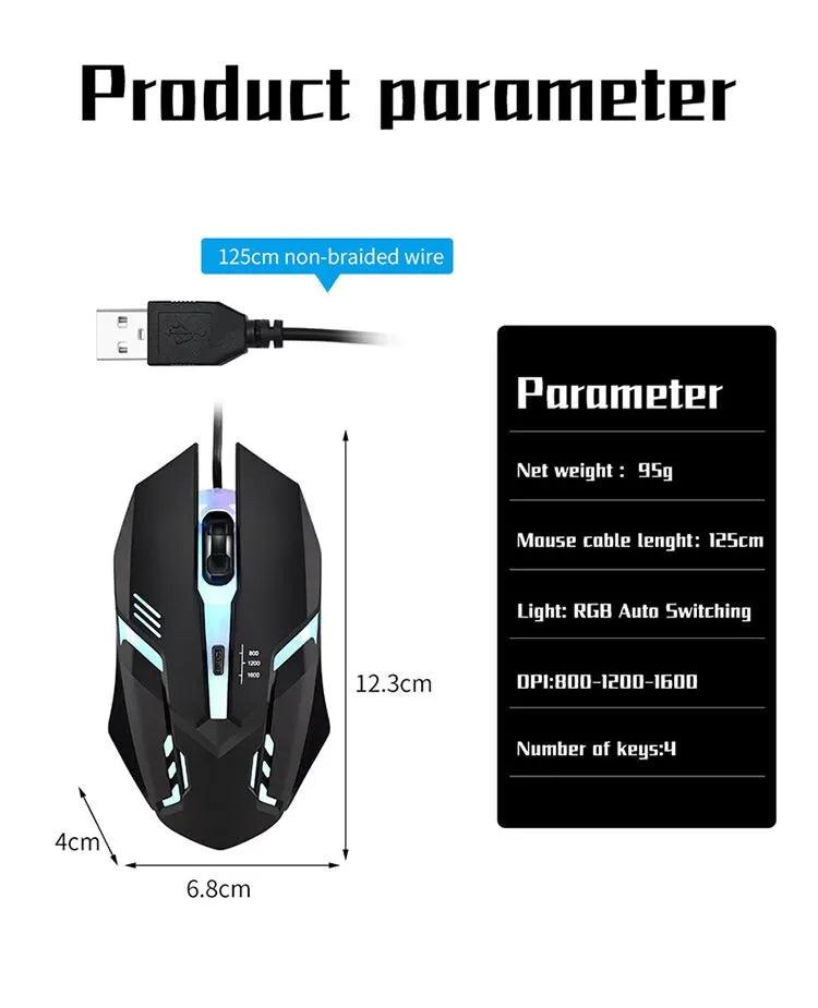 Mouse Gamer Ergonômico de Alta Qualidade - Chique & Barato