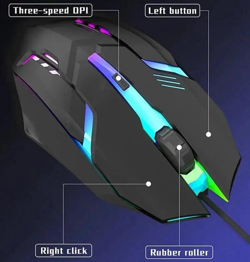 Mouse Gamer Ergonômico de Alta Qualidade - Chique & Barato